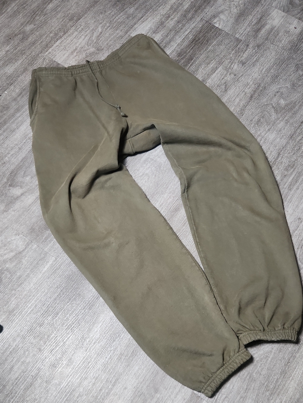 Los Angeles Apparel sweat pants 14oz olive - Picture 1 of 5